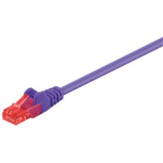 MicroConnect UUTP CAT6 1M Purple PVC - High-Speed Ethernet Cable B-UTP601P